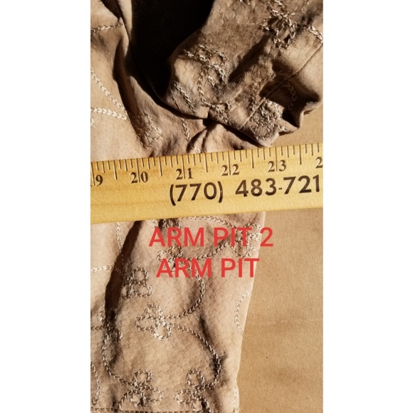 🫎- Vintage Leather Jacket by Carolina Colours. Size Large - Picture 5 of 12